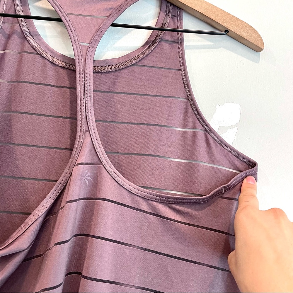 Athleta Sheer Striped Racerback Tank Top - Picture 11 of 11